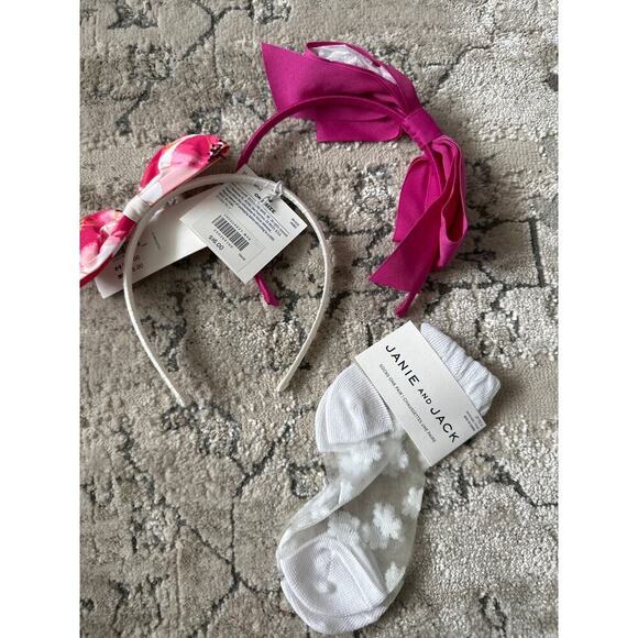 🔴Janie and Jack Girls‎ Accessories bundle Set 3 pieces - Picture 1 of 5